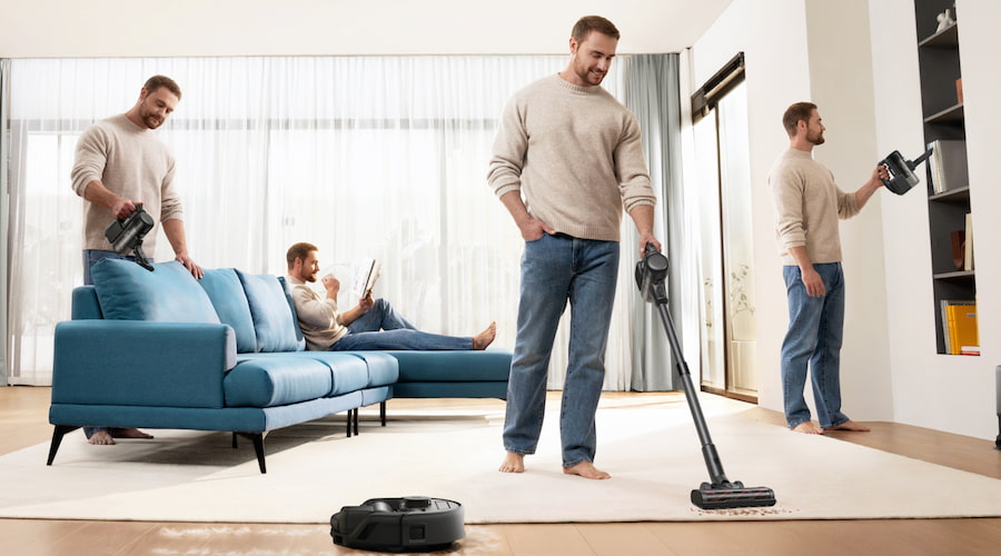 Using eufy vacuum cleaners at home
