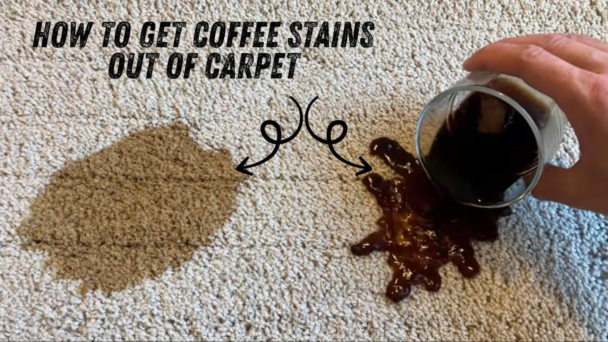 How to Get Coffee Stains Out of Carpet Step-By-Step