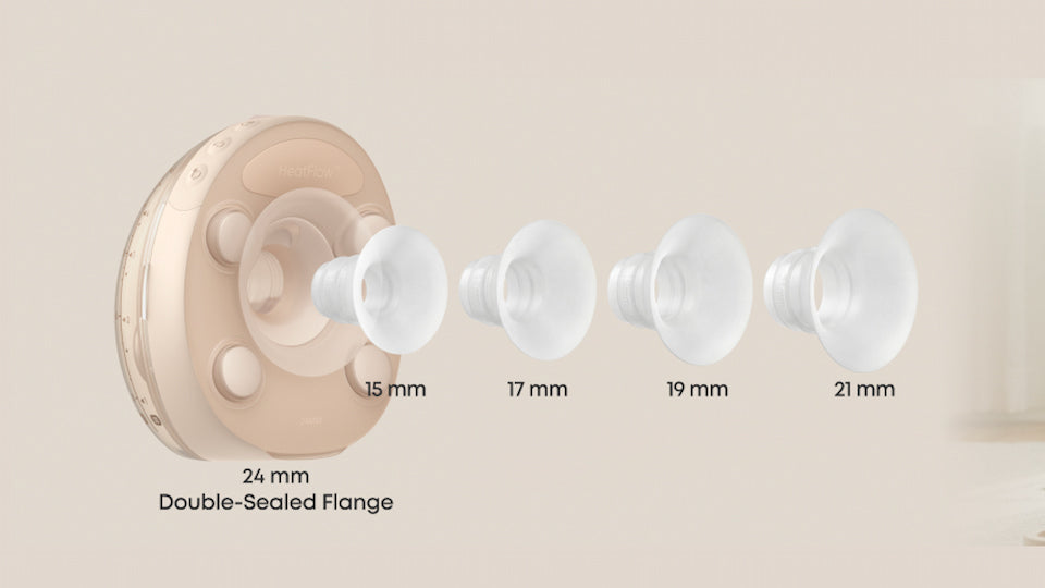 eufy breast pump flange size