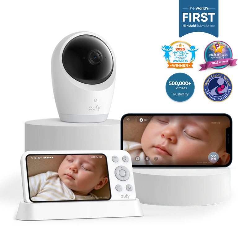 eufy E21 5" Smart Video Baby Monitor with 4K Pan-Tilt Camera