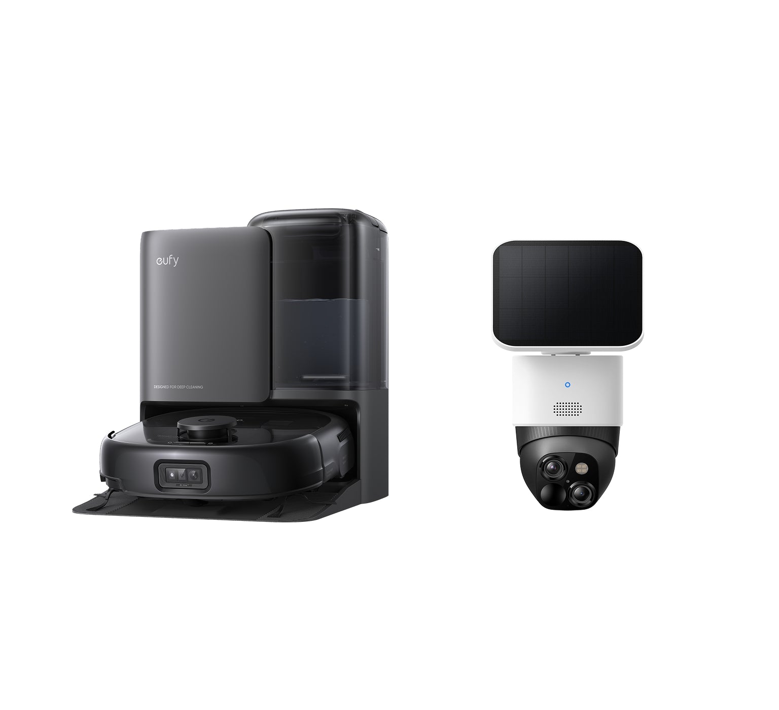 eufy Robot Vacuum Omni E25 + eufy SoloCam S340