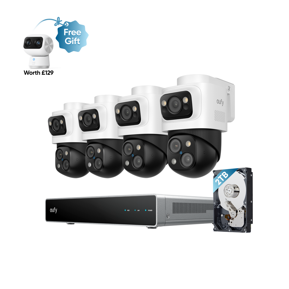 [Early-Bird Exclusive] PoE NVR Security System S4 Max