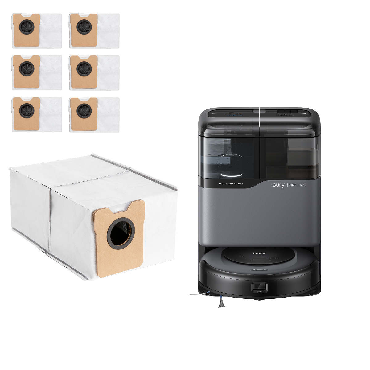 eufy Robot Vacuum Omni C20 + Dust Bag