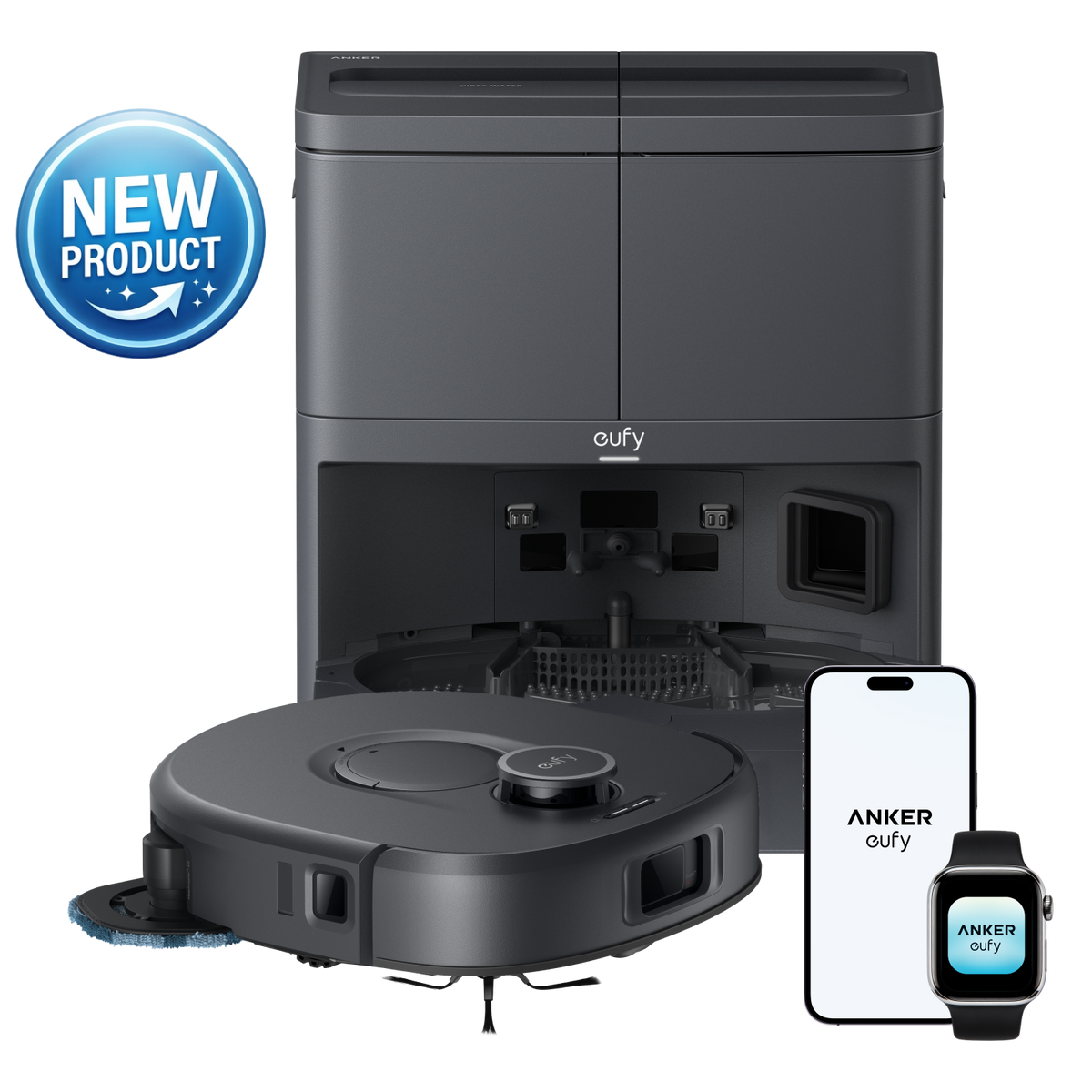 Anker eufy C30 Edge Robot Vacuum and Mop Combo with Replacement Kit