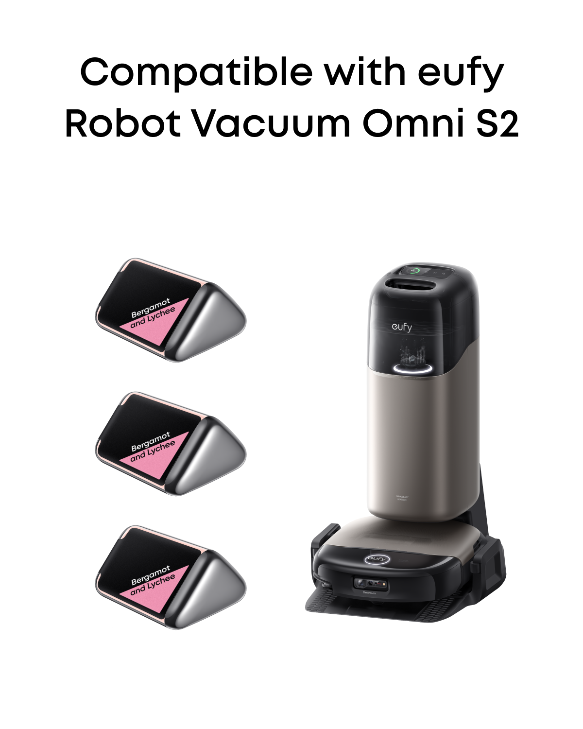 Fragrance Refill for Robot Vacuum Omni S2 (Bergamot & Lychee)