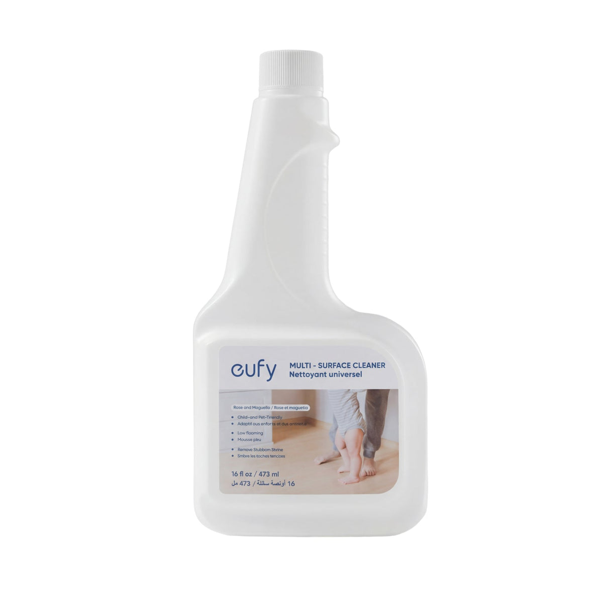 eufy RoboVac Hard Floor Cleaning Solution (2 Bottles),Dilution Ratio 1:200, 473 ml, Floor Cleaner, Plant-Based,Compatible with Omni C20, X8 Pro, X10 Omni, G series, L Series