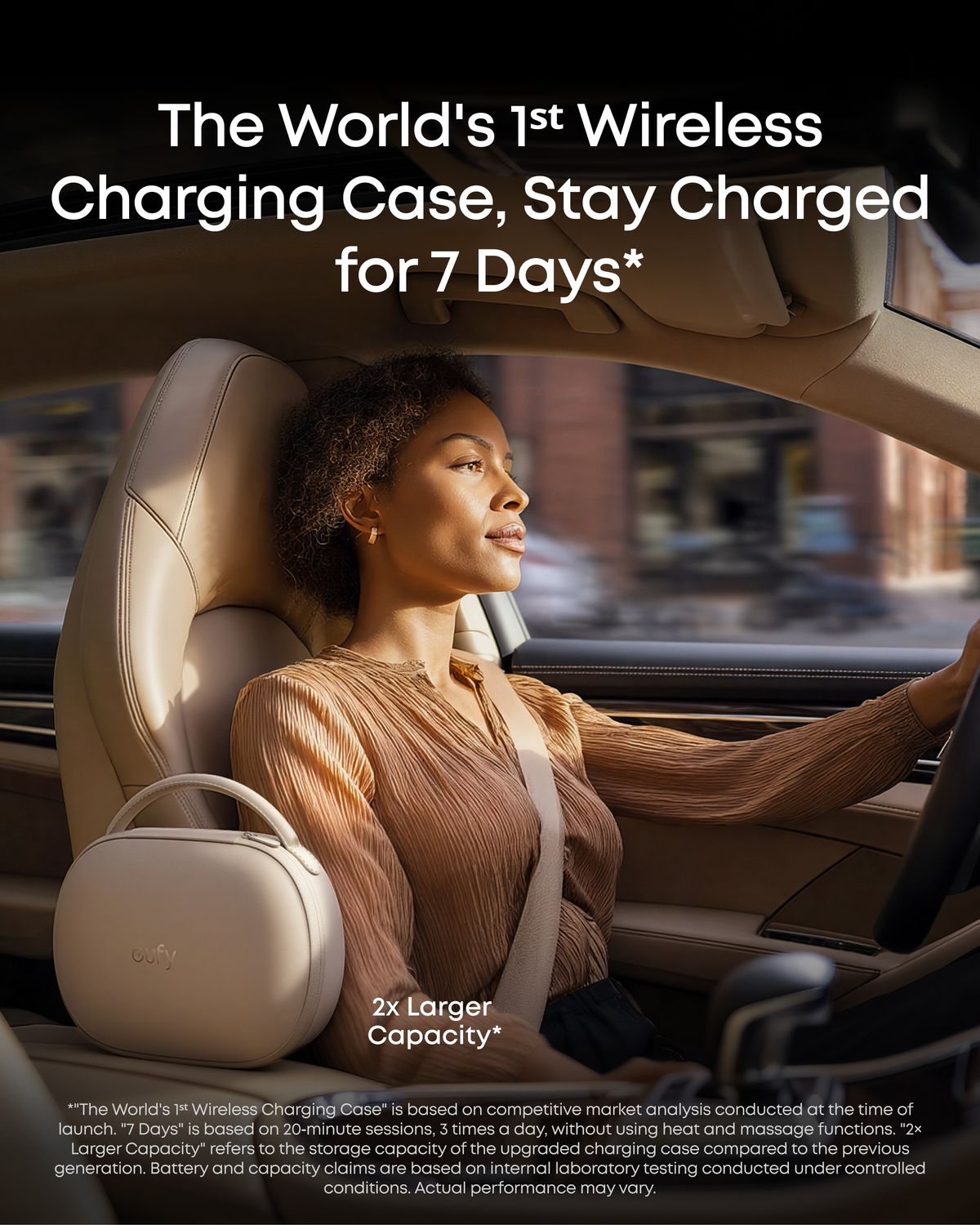 eufy Heated Massage Wearable Breast Pump S2 Pro, HeatFlow, Double-Sealed Flange, Nipple Light, DIY Rhythm, Full Milk & Leak Alert, Wireless Charging Case, 7-Day Battery, App Control, 300mmHg Suction