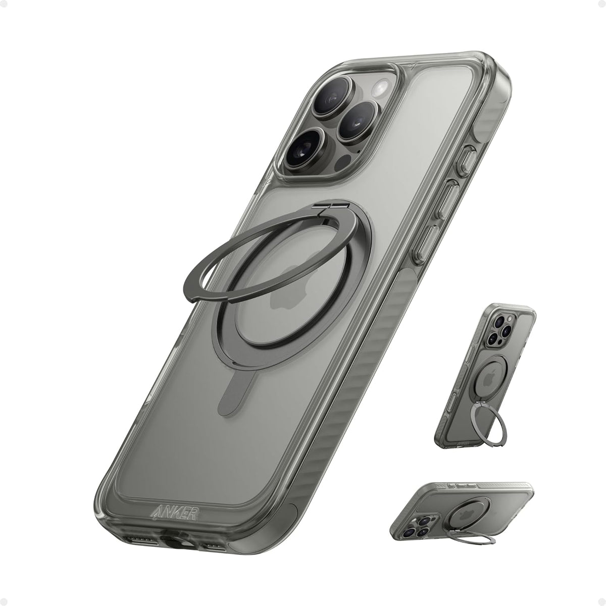 Anker MagGo Magnetic Case with Stand (360° Ring Stand, For iPhone 16 Pro Max)