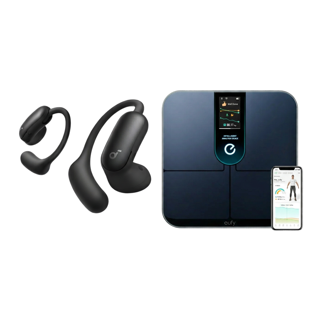 eufy Smart Scale P3 with soundcore AeroFit 2 Pro