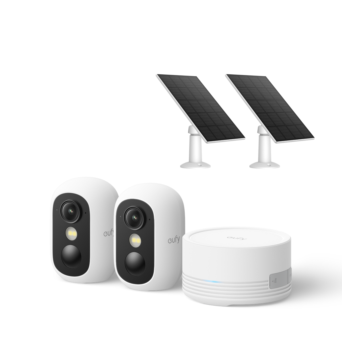 eufyCam C35 2-Cam Kit with HBmini + Solar Panel
