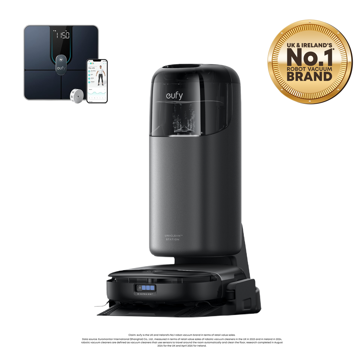 eufy Omni S1 Pro Robot Vacuum and Mop with Smart Scale P3