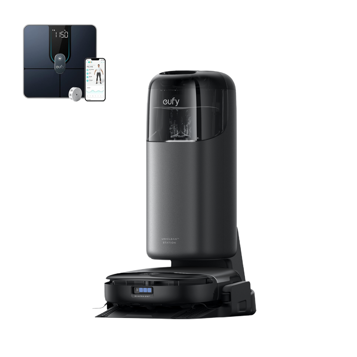 eufy Omni S1 Pro Robot Vacuum and Mop with Smart Scale P3