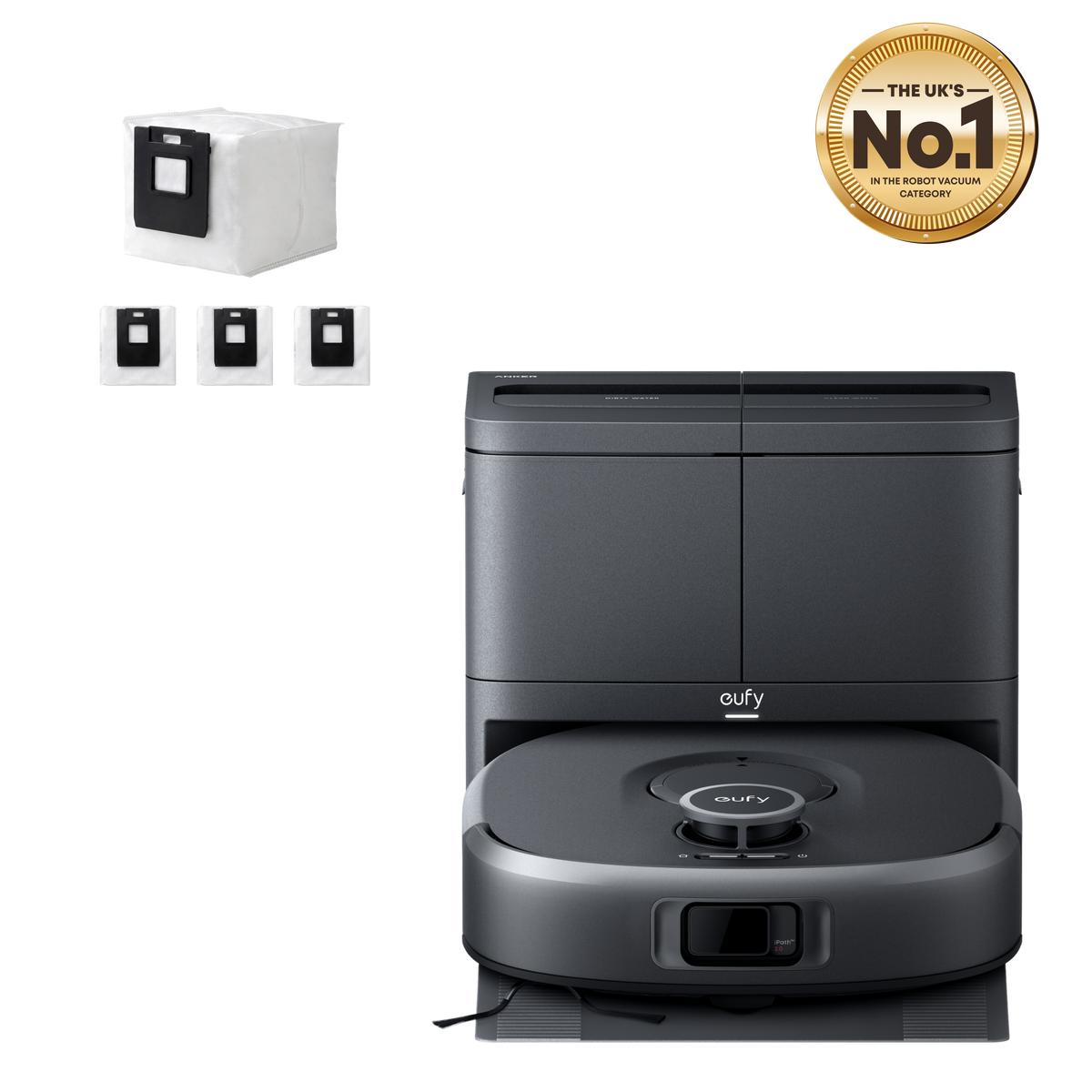 Anker eufy C30 Robot Vacuum and Mop Combo with 3 Dust Bags