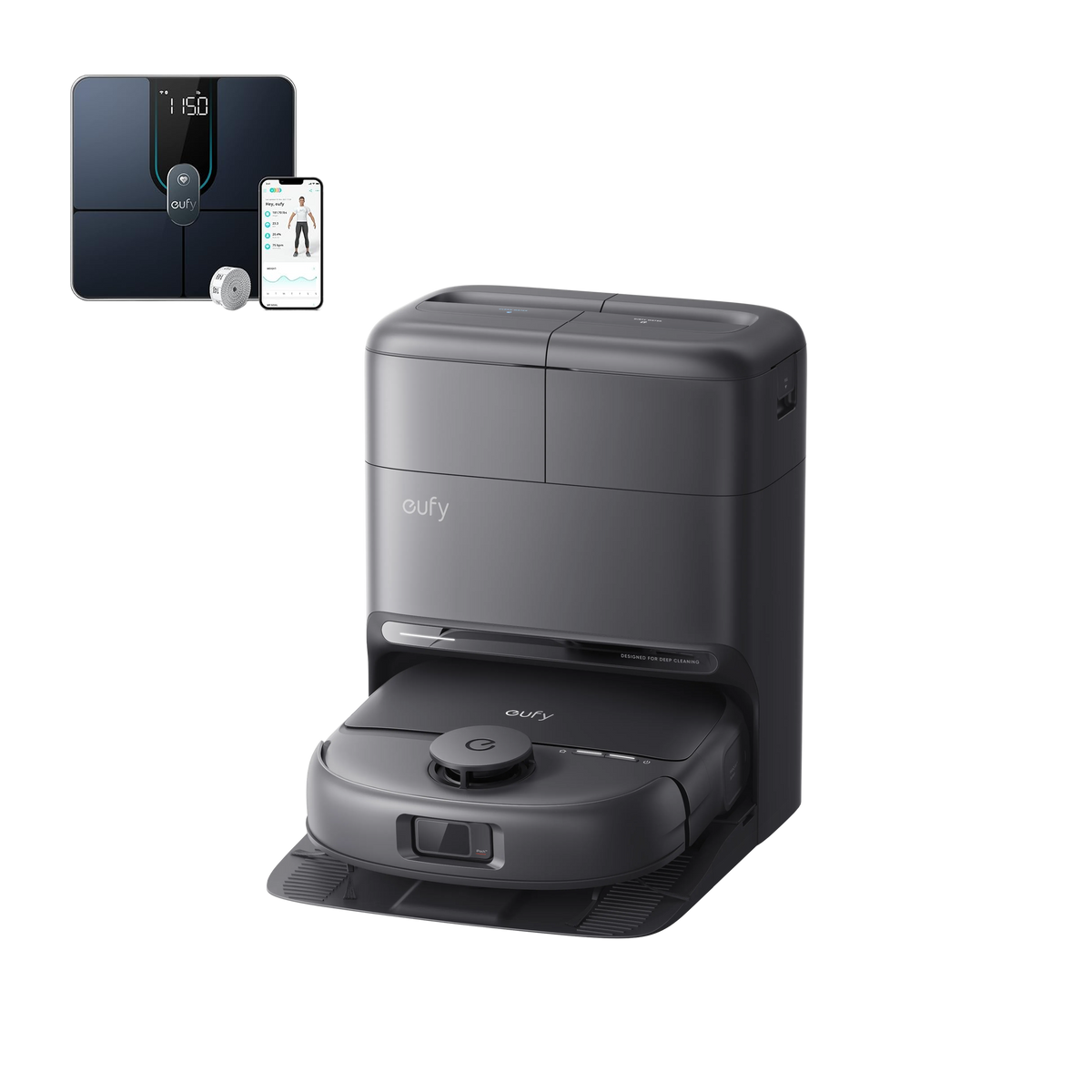 eufy Omni C28 Robot Vacuum and Mop with Smart Scale P2 Pro