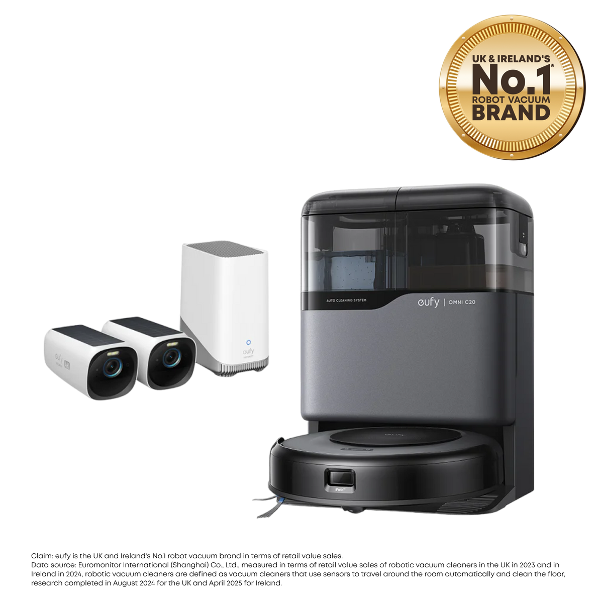 eufy Robot Vacuum Omni C20 + eufyCam S330 (eufyCam 3)