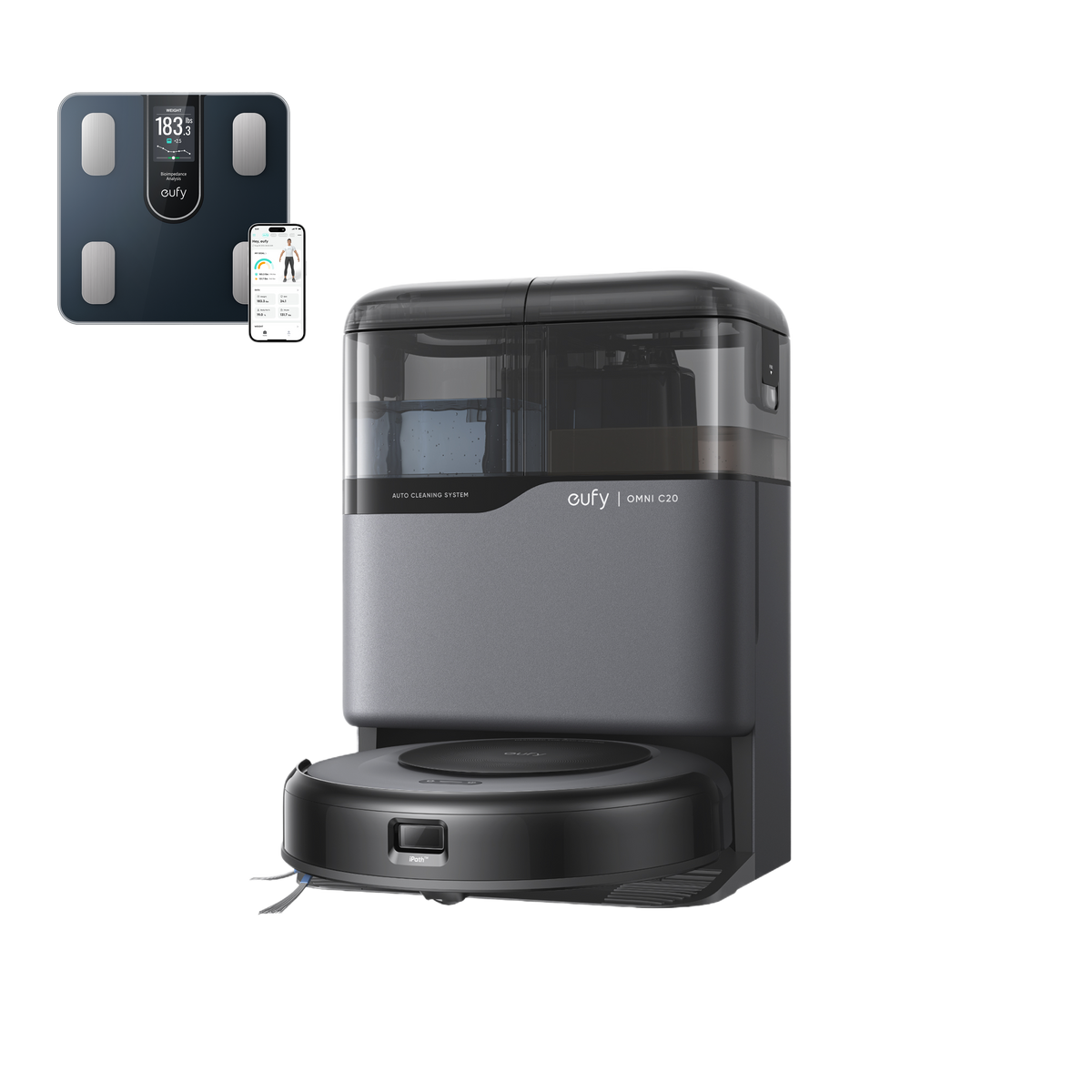 eufy Robot Vacuum Omni C20 with Smart Scale C20