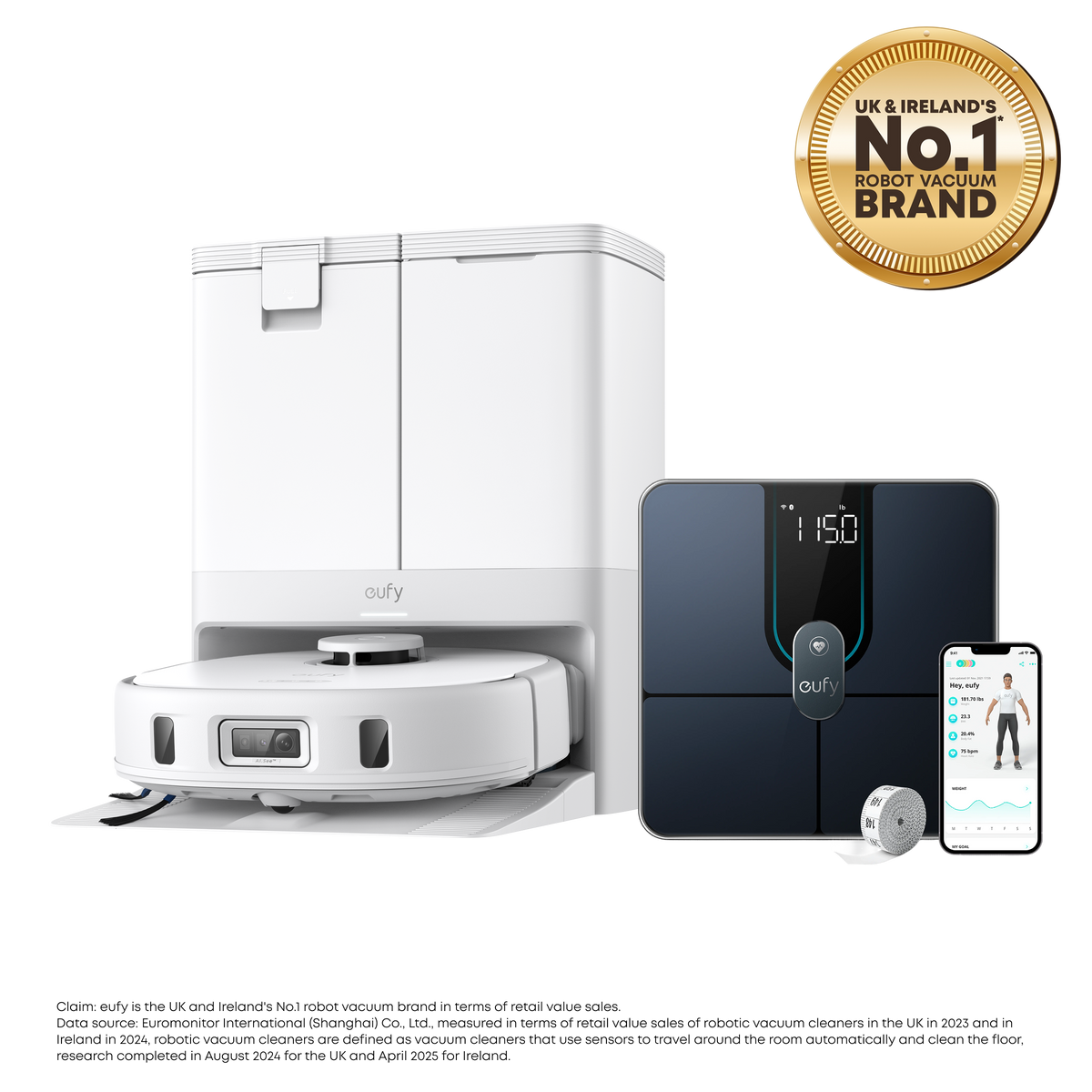 eufy X10 Pro Omni White + Smart Scale P2 Pro