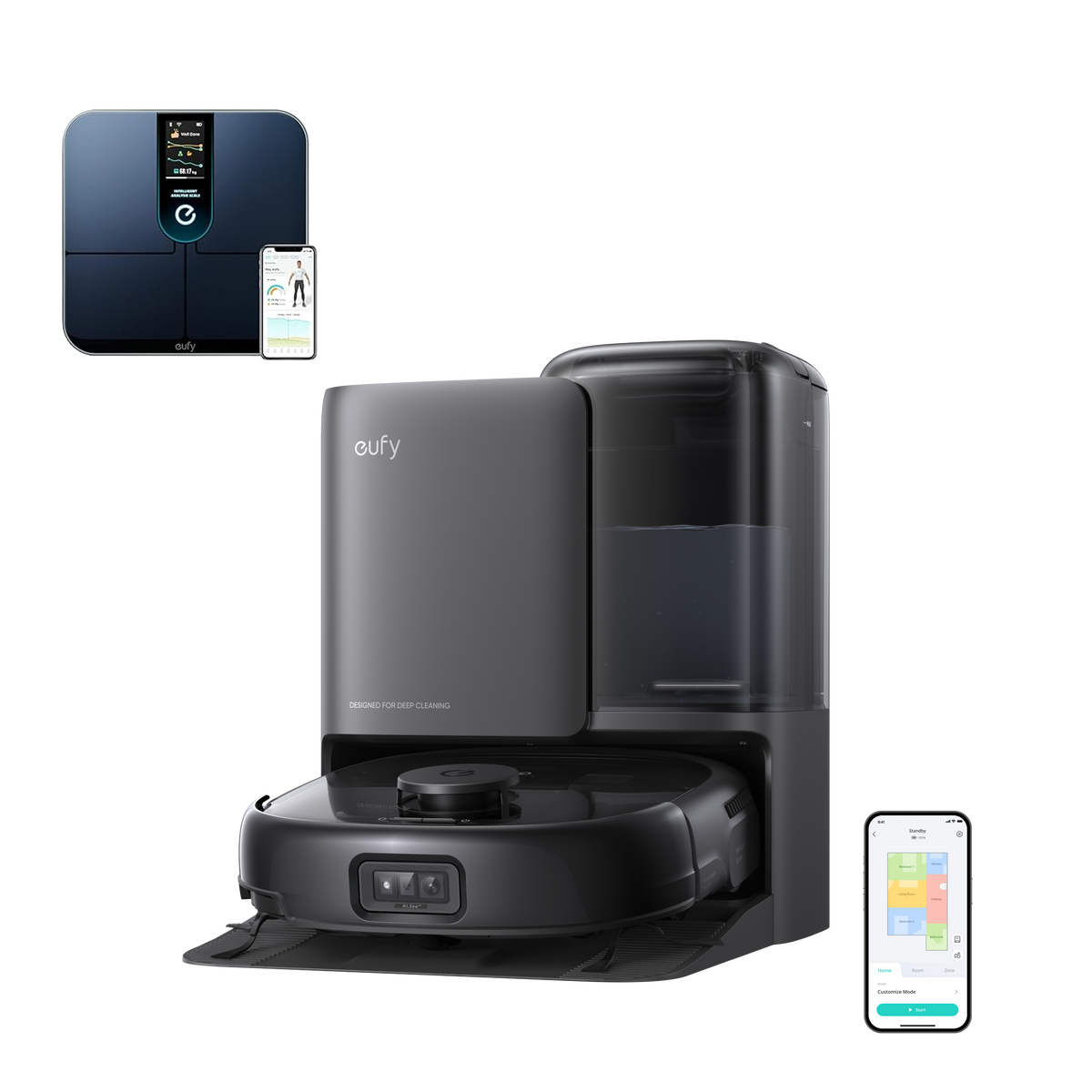 eufy Omni E25 Robot Vacuum and Mop with Smart Scale P3