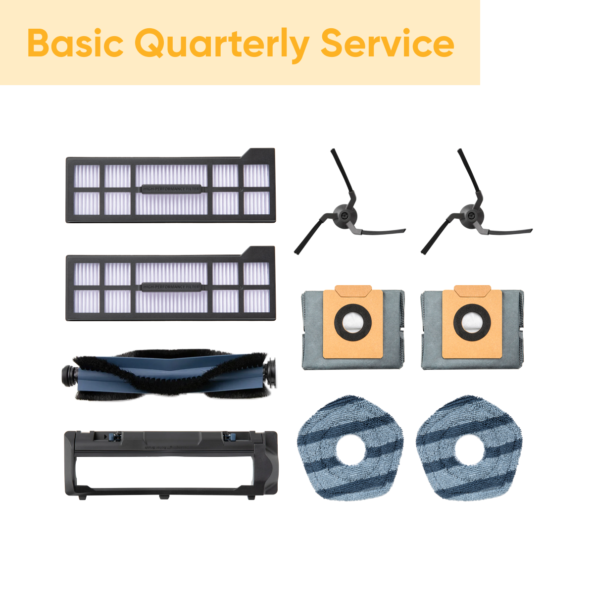 eufy X10 Pro Omni Accessories Subscription Service — Basic Quarterly Service