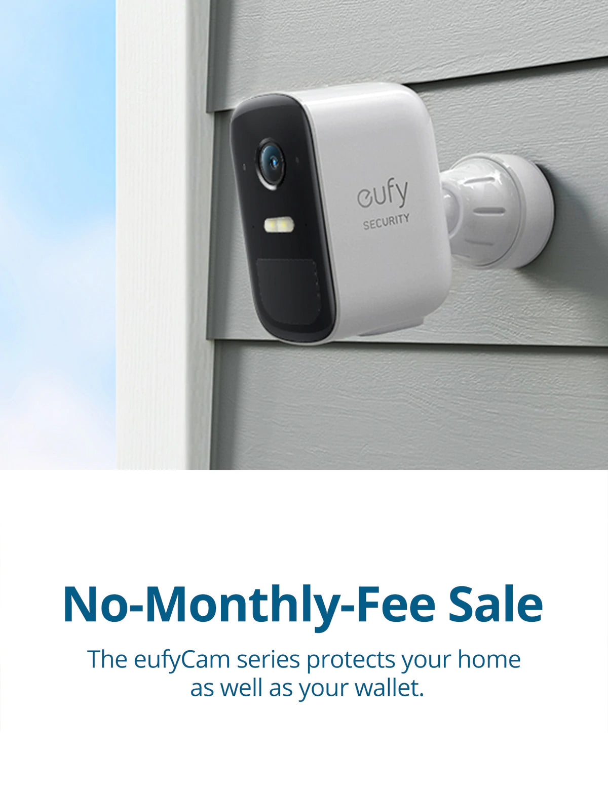 Security camera with no monthly deals fee