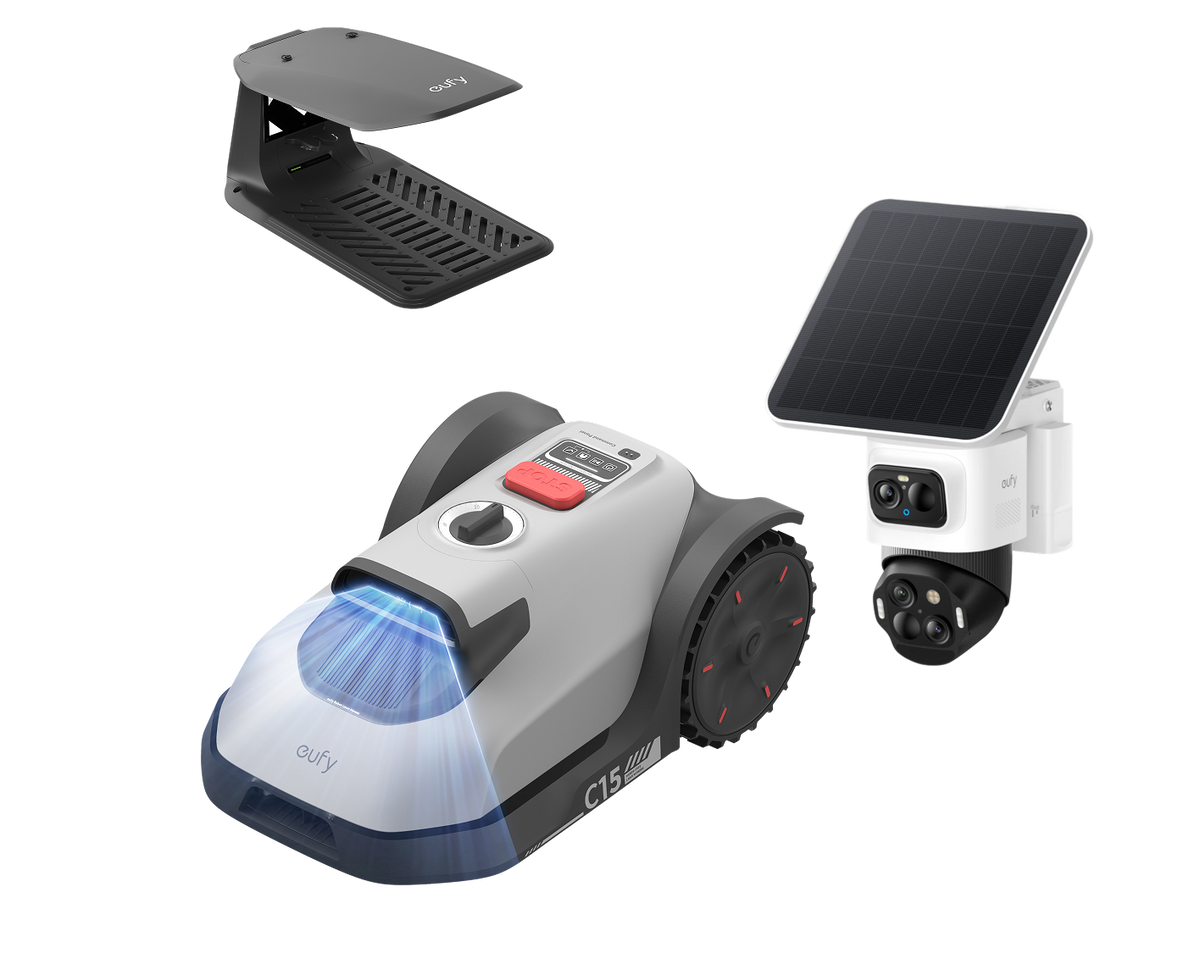 eufyCam S4 and Robot Lawn Mower C15 Bundle
