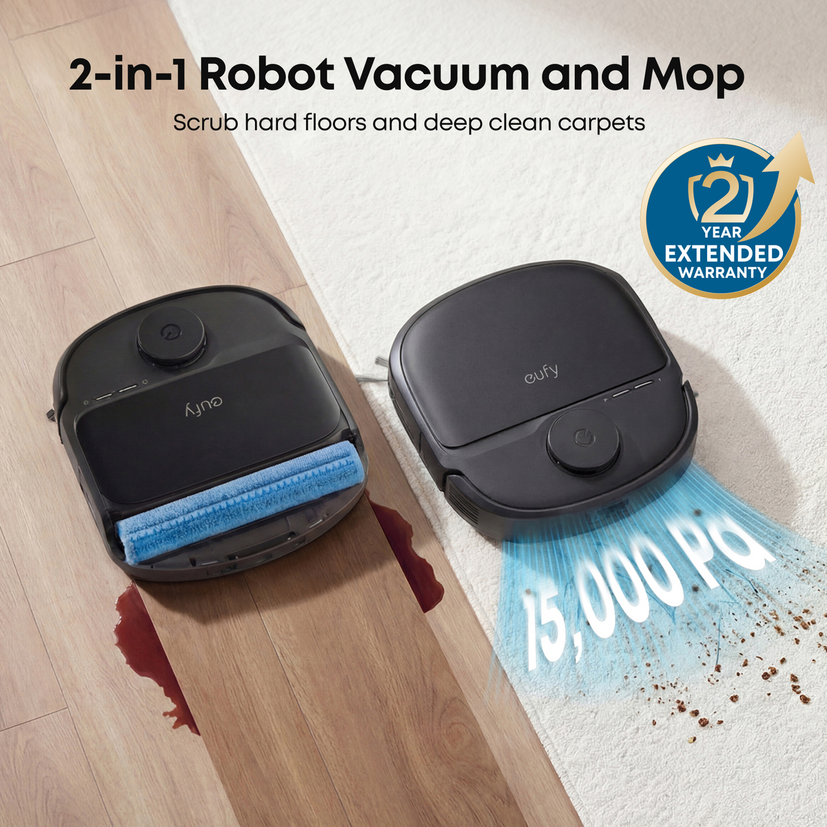 eufy Omni C28 Robot Vacuum and Mop with eufy Replacement Kit