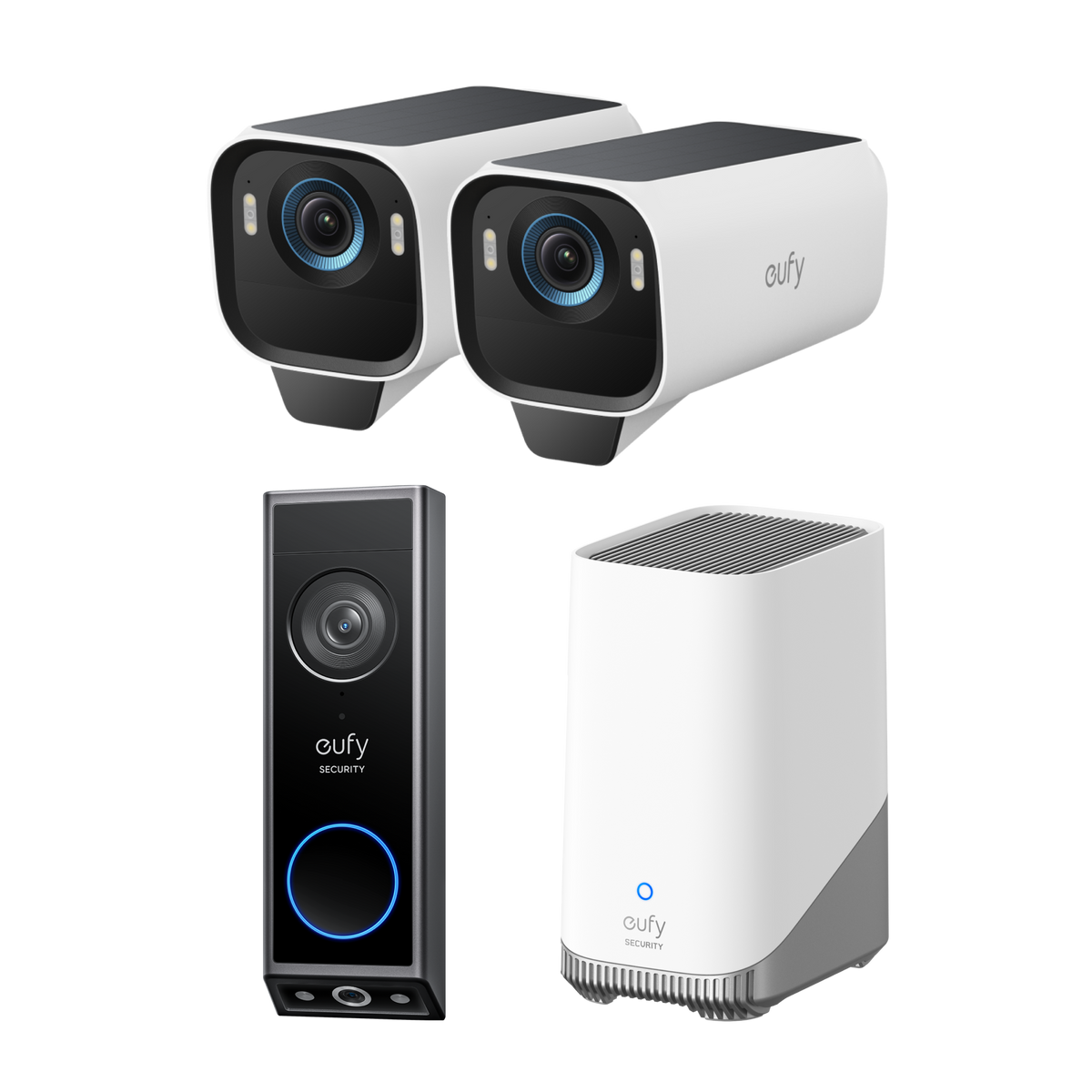 eufyCam S3 Pro 2-Cam Kit  + Video Doorbell E340