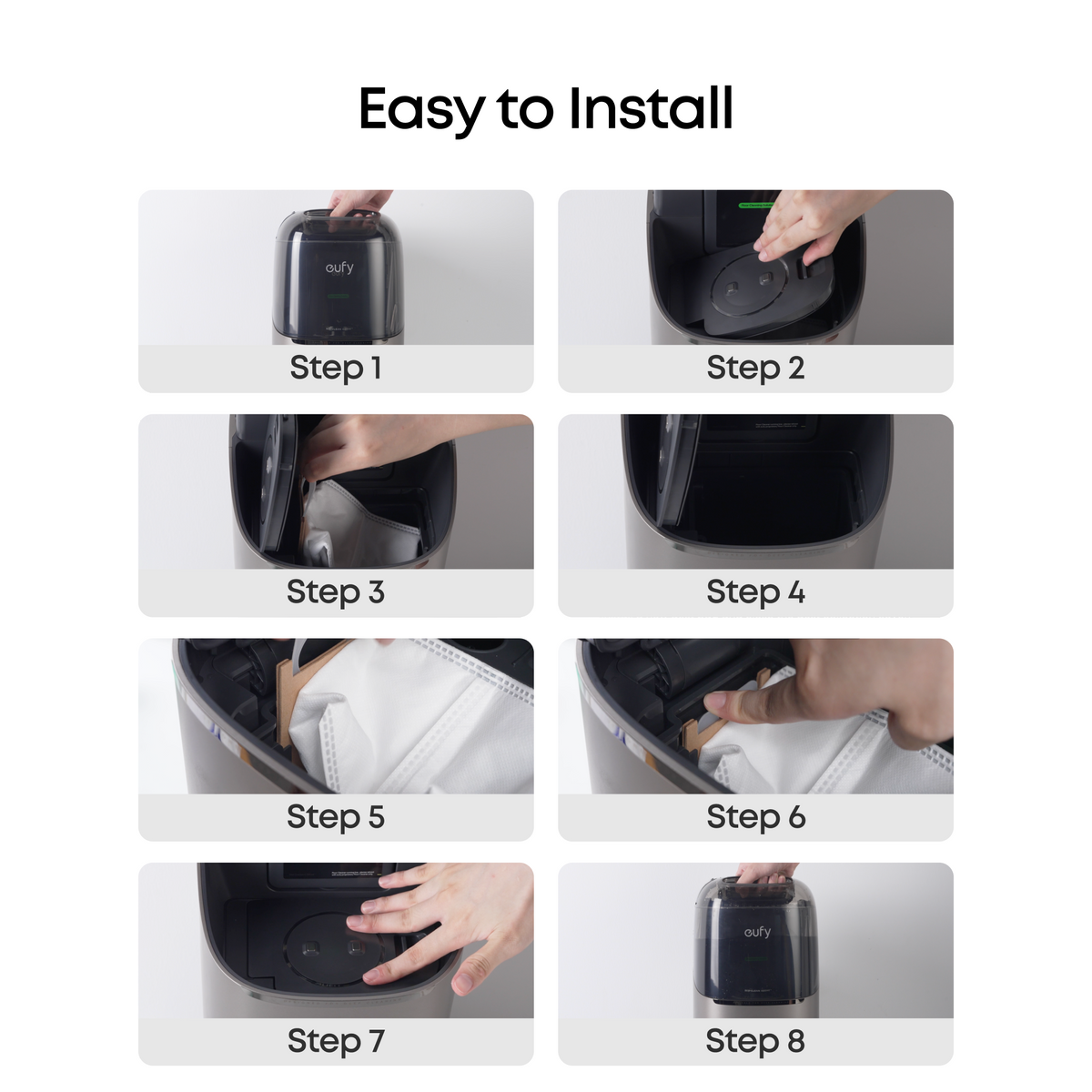 eufy Official Dust Bag Accessories for Robot Vacuum Omni S2