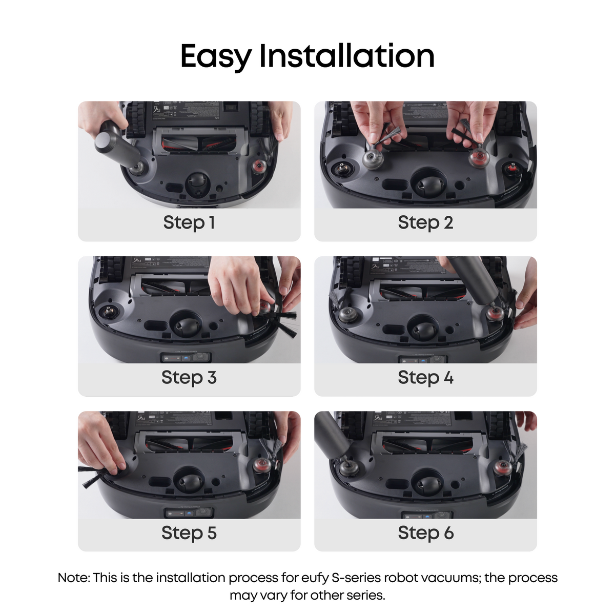 eufy Replacement Side Brushes (2 Pairs) for Robot Vacuum Omni S2