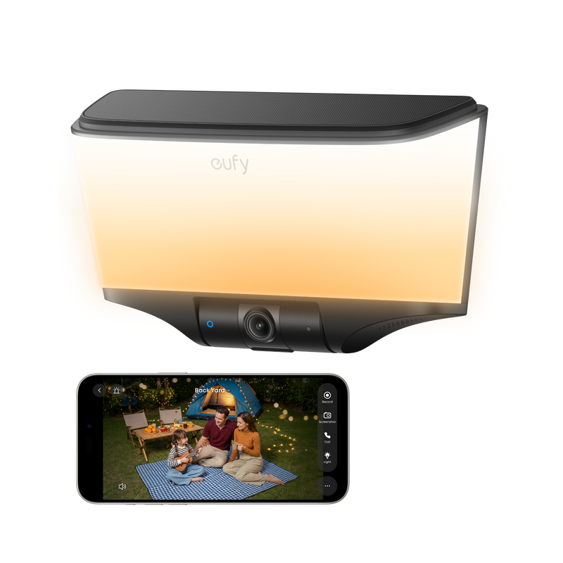 Wall Light Cam S4 and Video Doorbell E340 with Chime