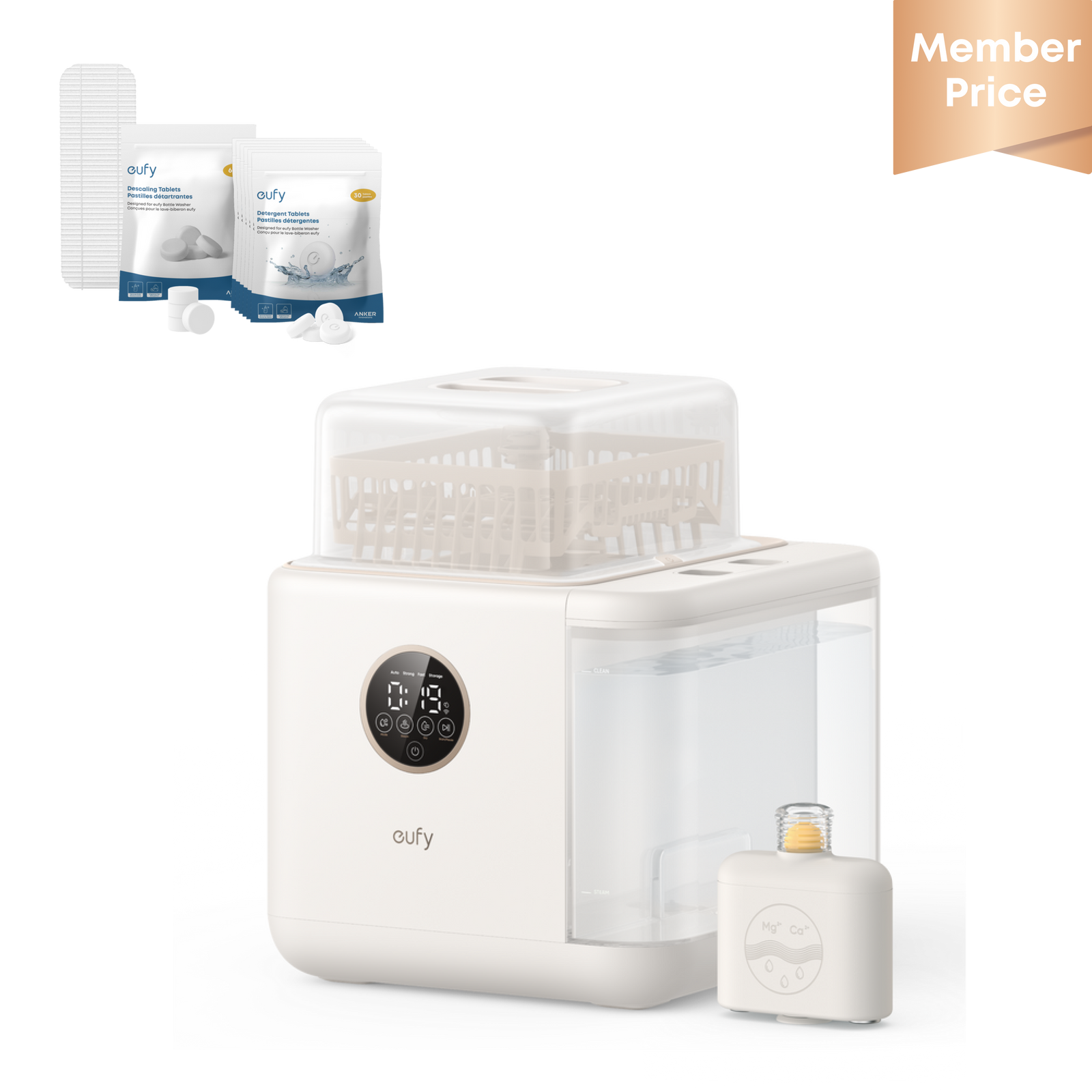 eufy S1 Pro Bottle Washer with 6-Month Cleaning Kit