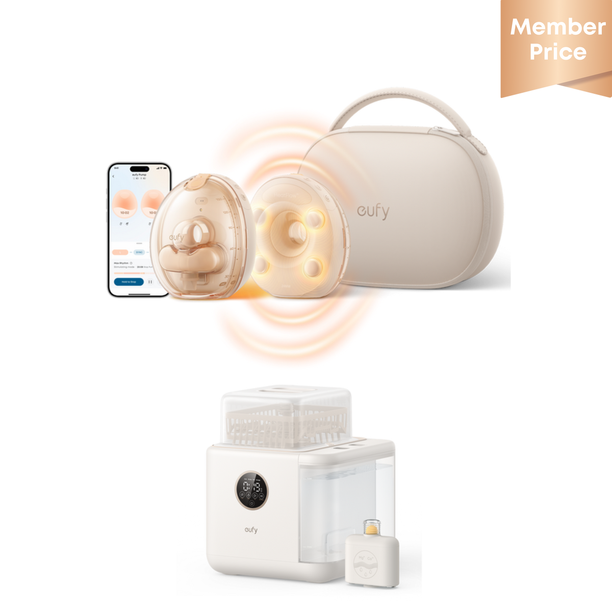 Breast Pump S2 Pro with Bottle Washer S1 Pro
