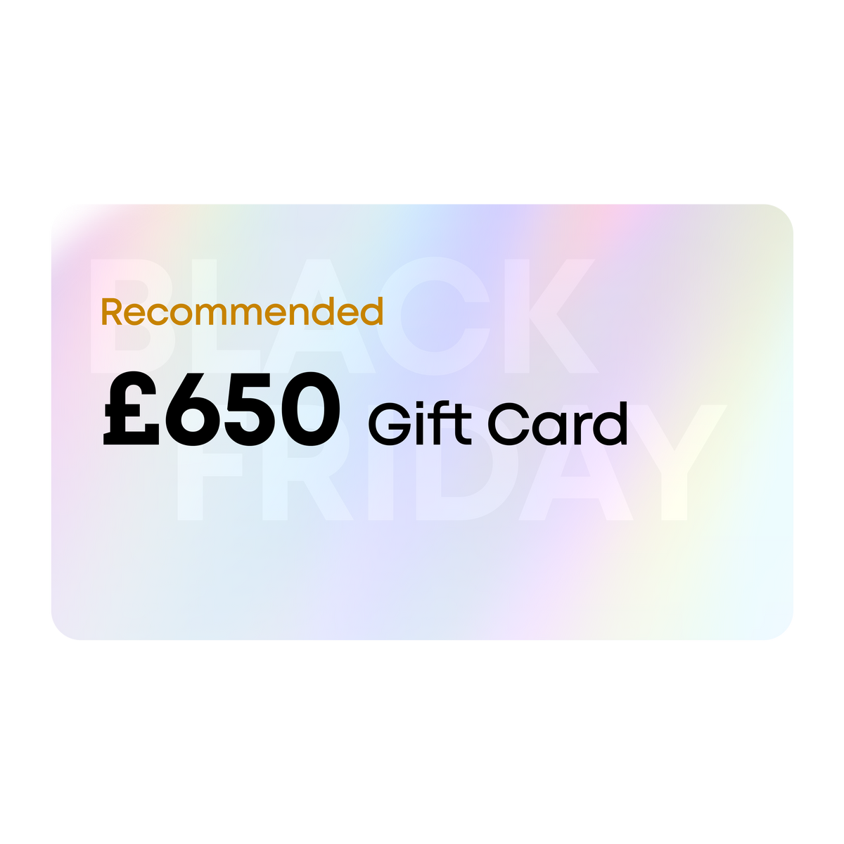 Giftcard (£650) APP