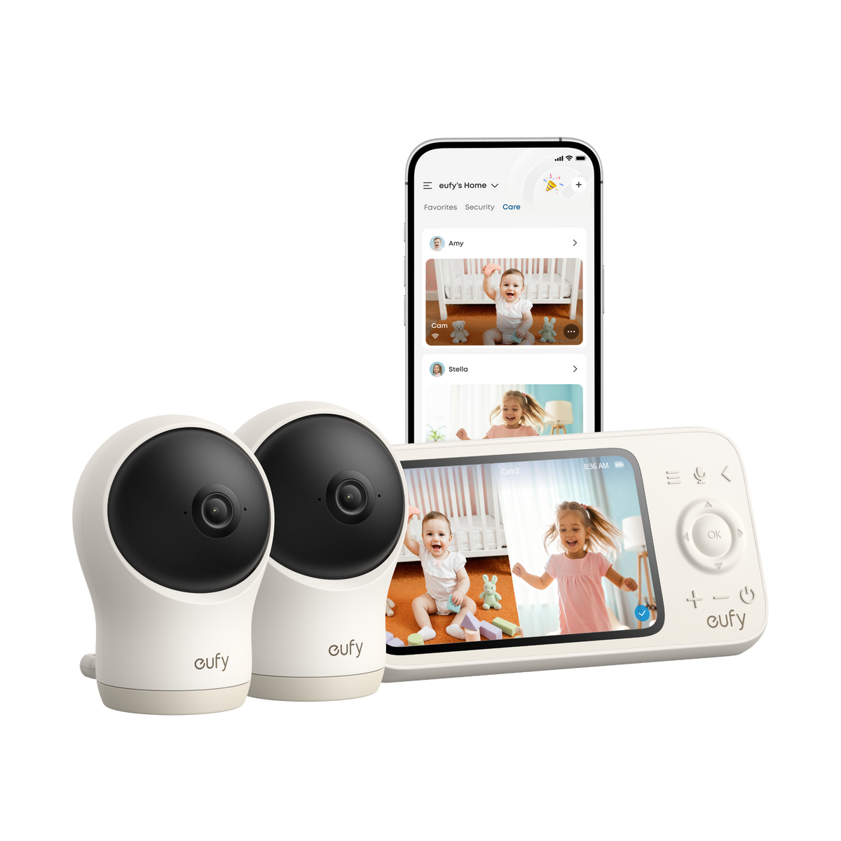 eufy baby monitor C10-Display + Monitor (2 Pack)