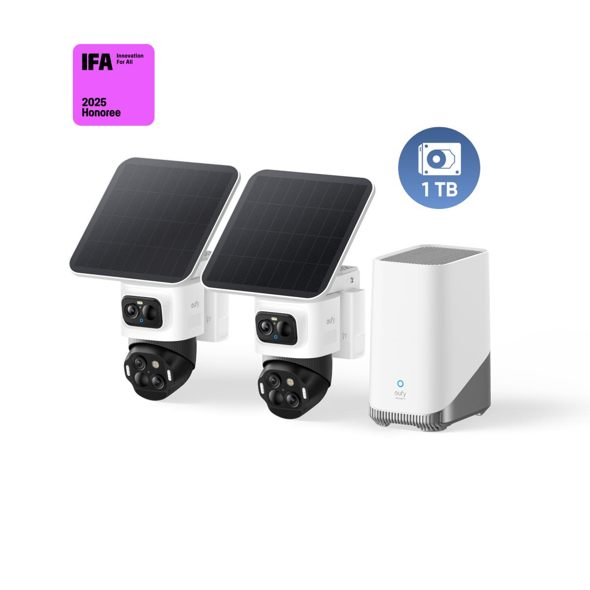 eufyCam S4 2-Cam Kit + 1 TB Hard Drive