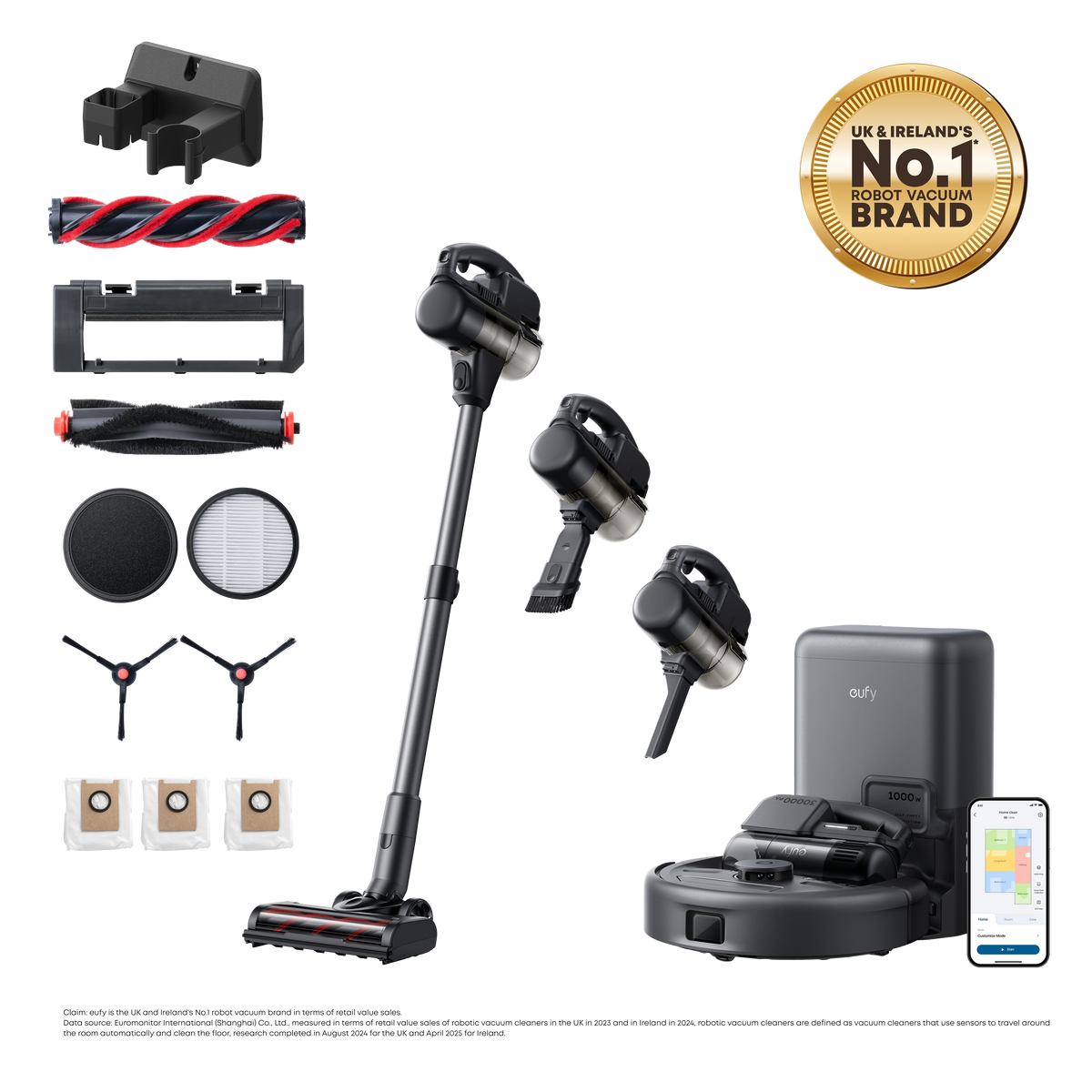 eufy Robot Vacuum E20 + Ultimate Accessories Kit