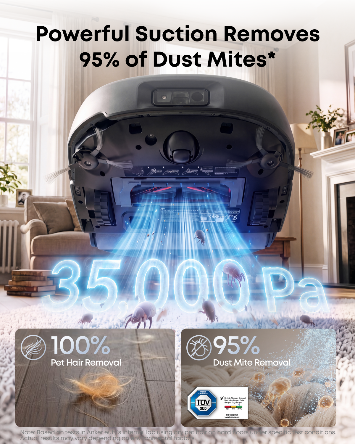 Anker eufy Omni E35 Robot Vacuum and Mop with Replacement Accessory Kit
