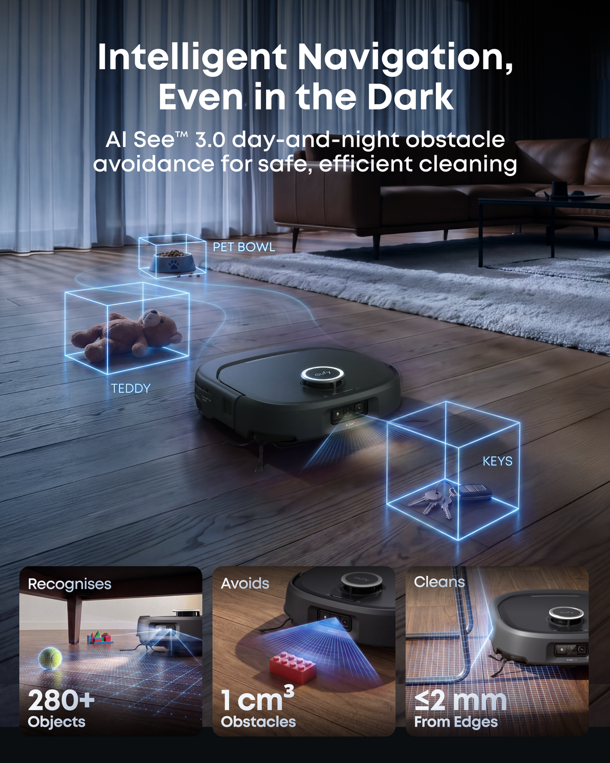 Anker eufy E35 Omni, Robot Vacuum Cleaner with Mop, 35,000 Pa