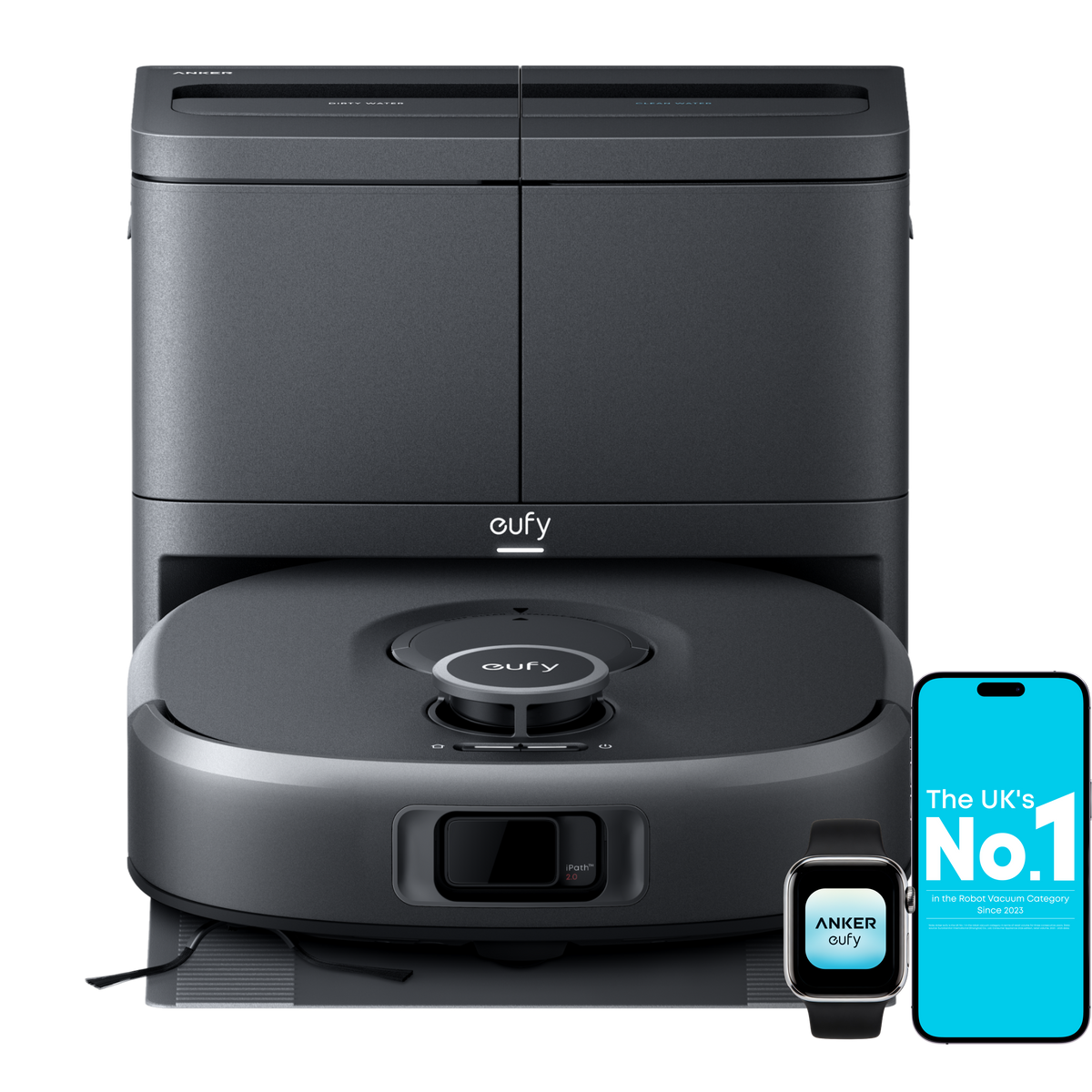 Anker eufy C30 Robot Vacuum and Mop Combo with 3 Dust Bags