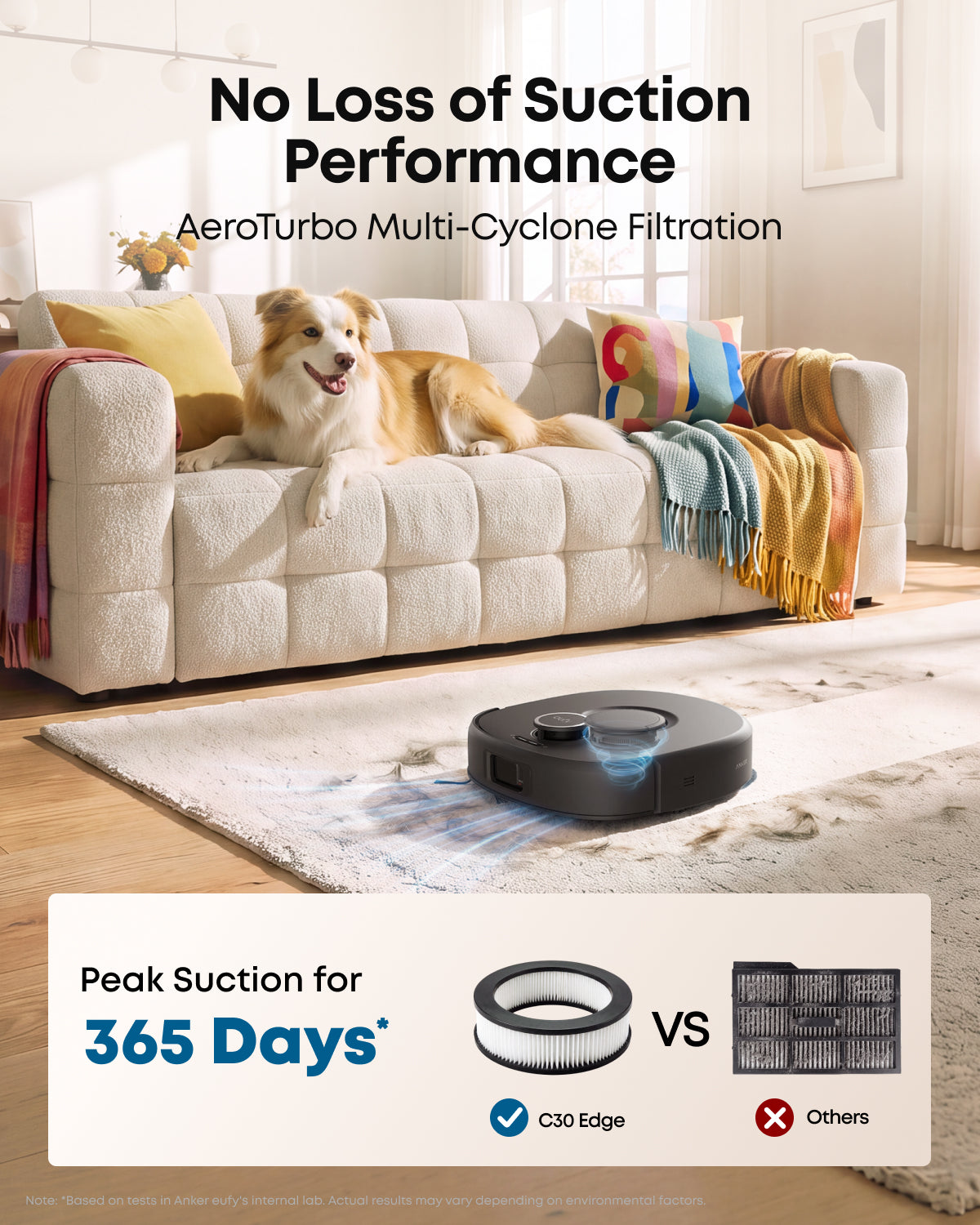 Anker eufy C30 Edge Robot Vacuum and Mop Combo with 1 Floor Cleaning Solution