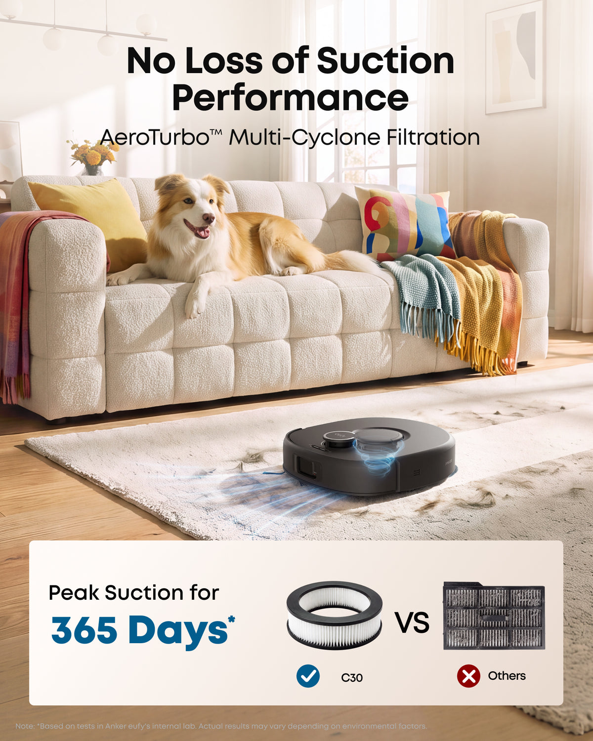 Anker eufy Omni C30 Robot Vacuum and Mop Combo, 35,000 Pa Flagship Suction