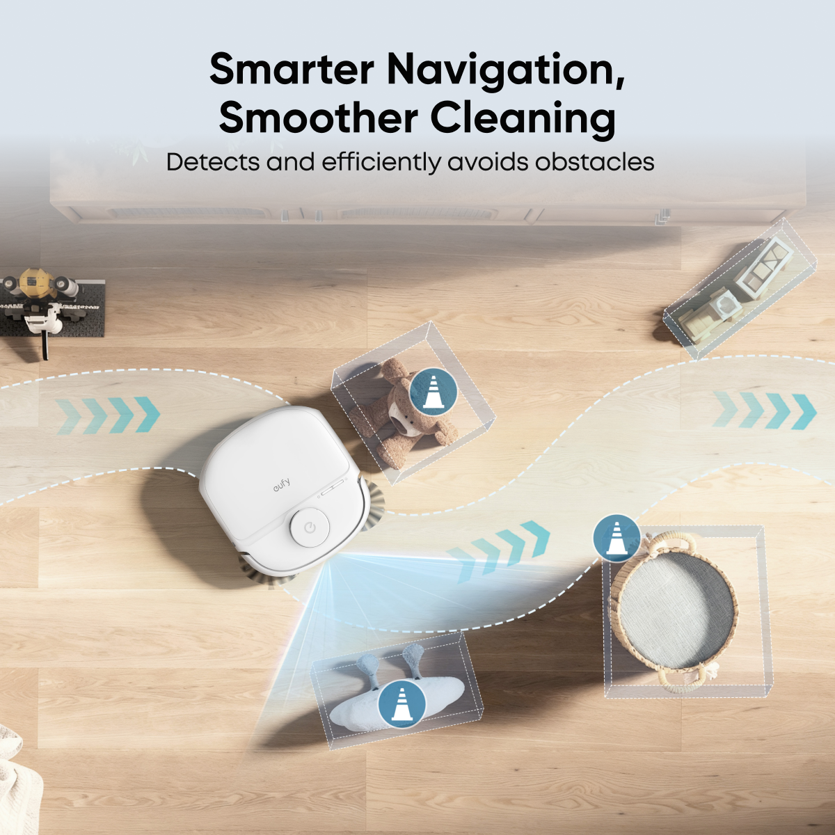 eufy Omni C28 Robot Vacuum & Mop with All-in-One Station (White)