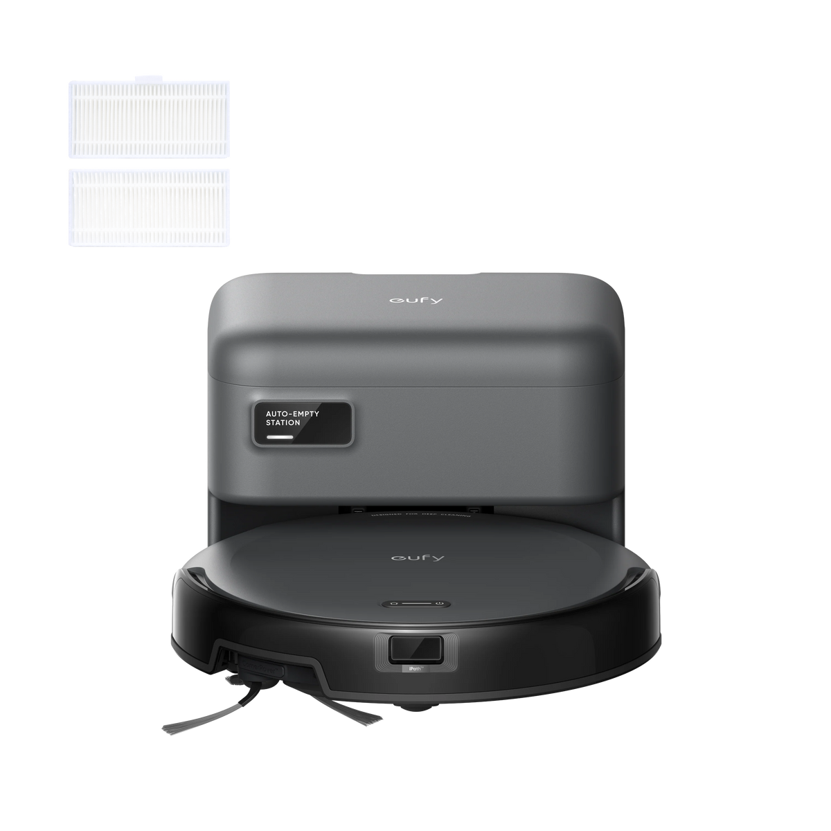 eufy Robot Vacuum C10 with 2 Replacement Washable Filters