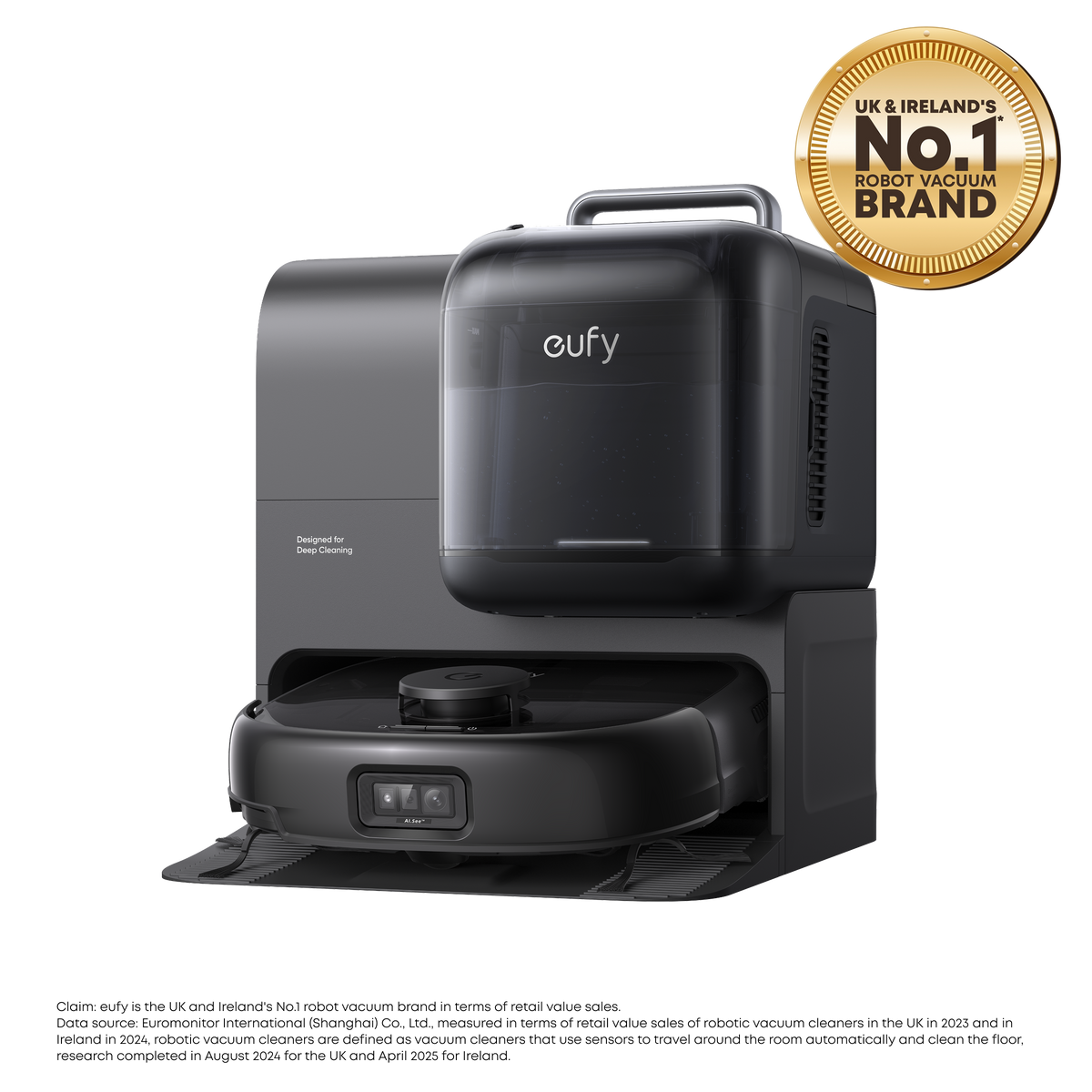 eufy E28 | Robot Vacuum &amp; Mop with Portable Deep Cleaner