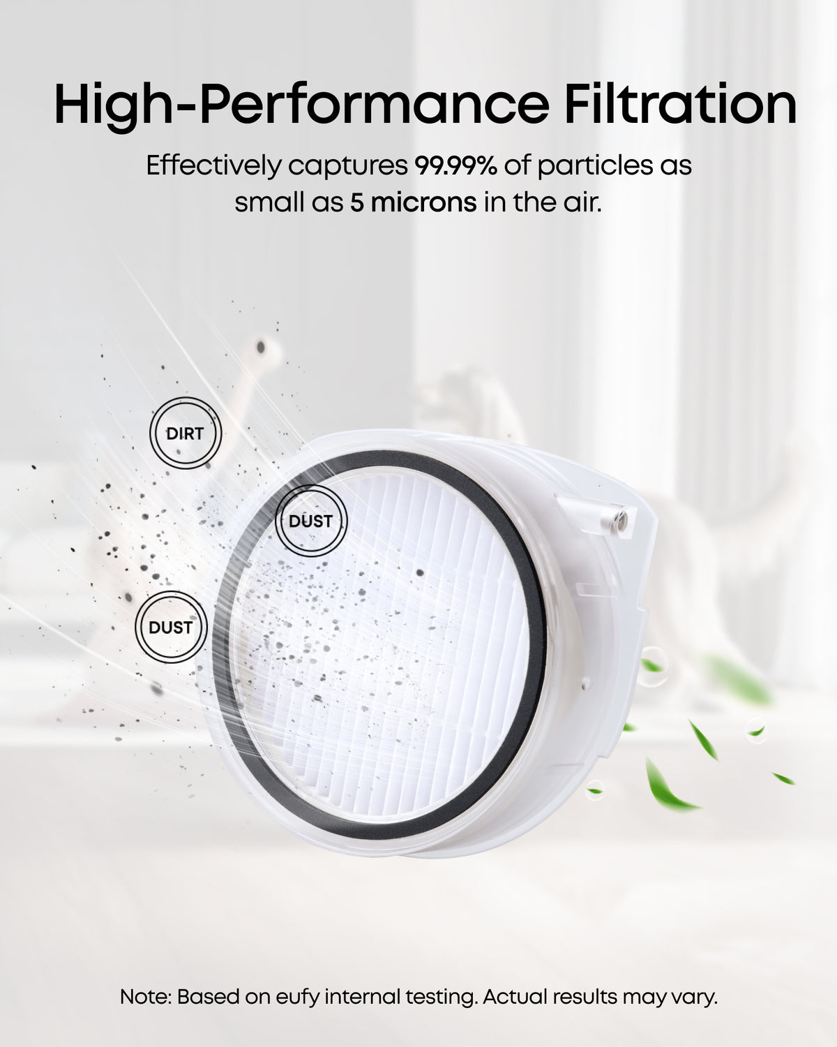 Anker eufy Official Replacement Filter for E35, S2, 1-Pack