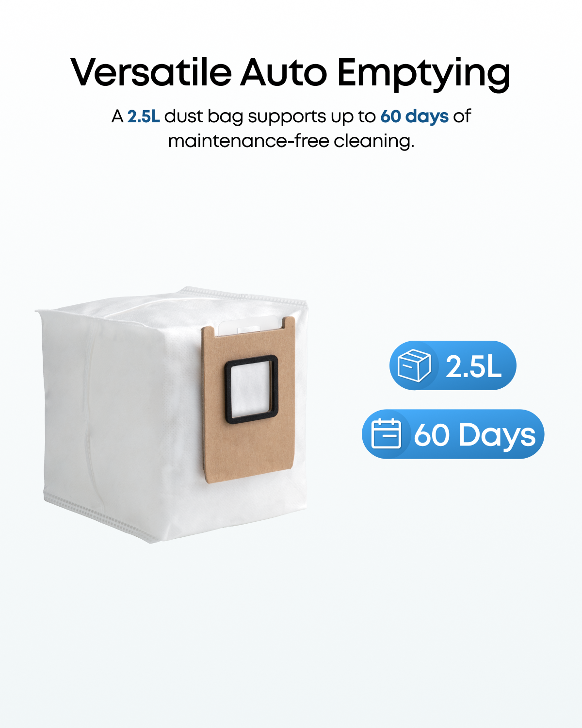 Anker eufy Replacement Dust Bags for E35, E25, E28, C28, C30 Edge, C30, E20, 3-Pack