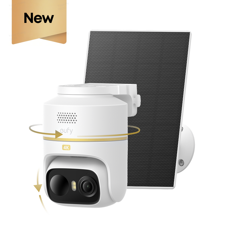 eufyCam C37 4K Smart Security Camera CCTV with Solar Panel