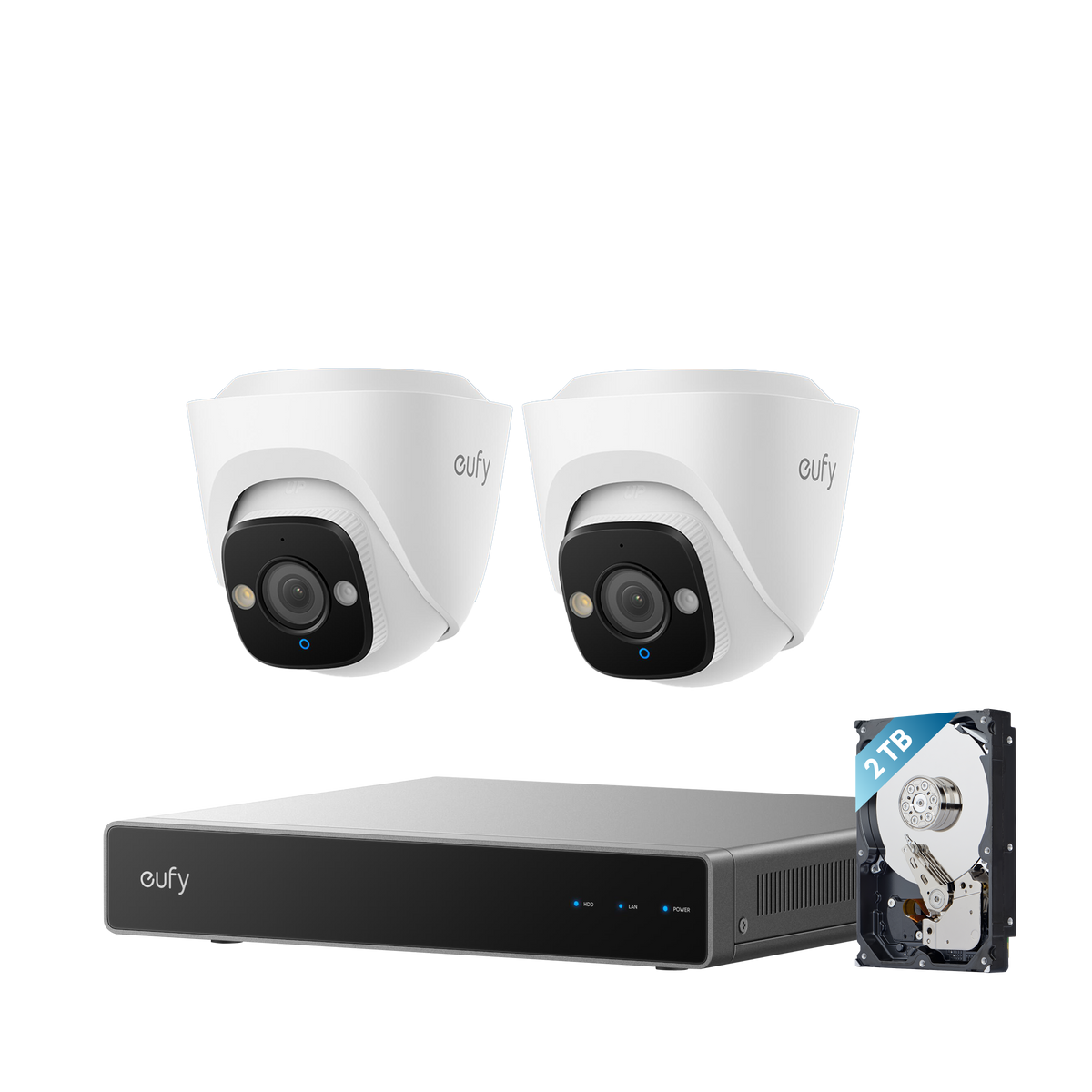 eufy NVR CCTV Security System E41 (2× PoE Cam E41)