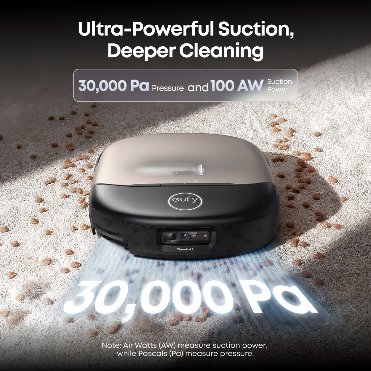 eufy Omni S2 Robot Vacuum & Mop | 30,000Pa, HydroJet 2.0 Self‑Cleaning, AI Navigation, All‑in‑One Station