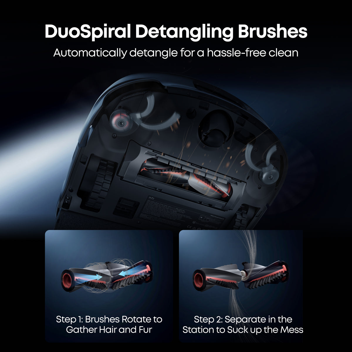 eufy Omni S2 Robot Vacuum & Mop | 30,000Pa, HydroJet 2.0 Self‑Cleaning, AI Navigation, All‑in‑One Station